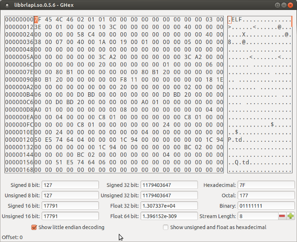 Gnome hex editor ghex