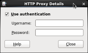 GNOME http proxy login and password