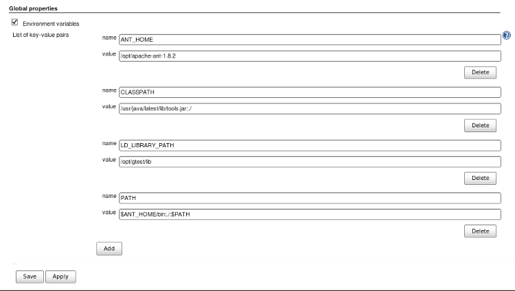 Jenkins/Hudson JUnit configuration