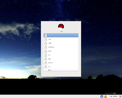 Red Hat Enterprise Linux remote Gnome login screen